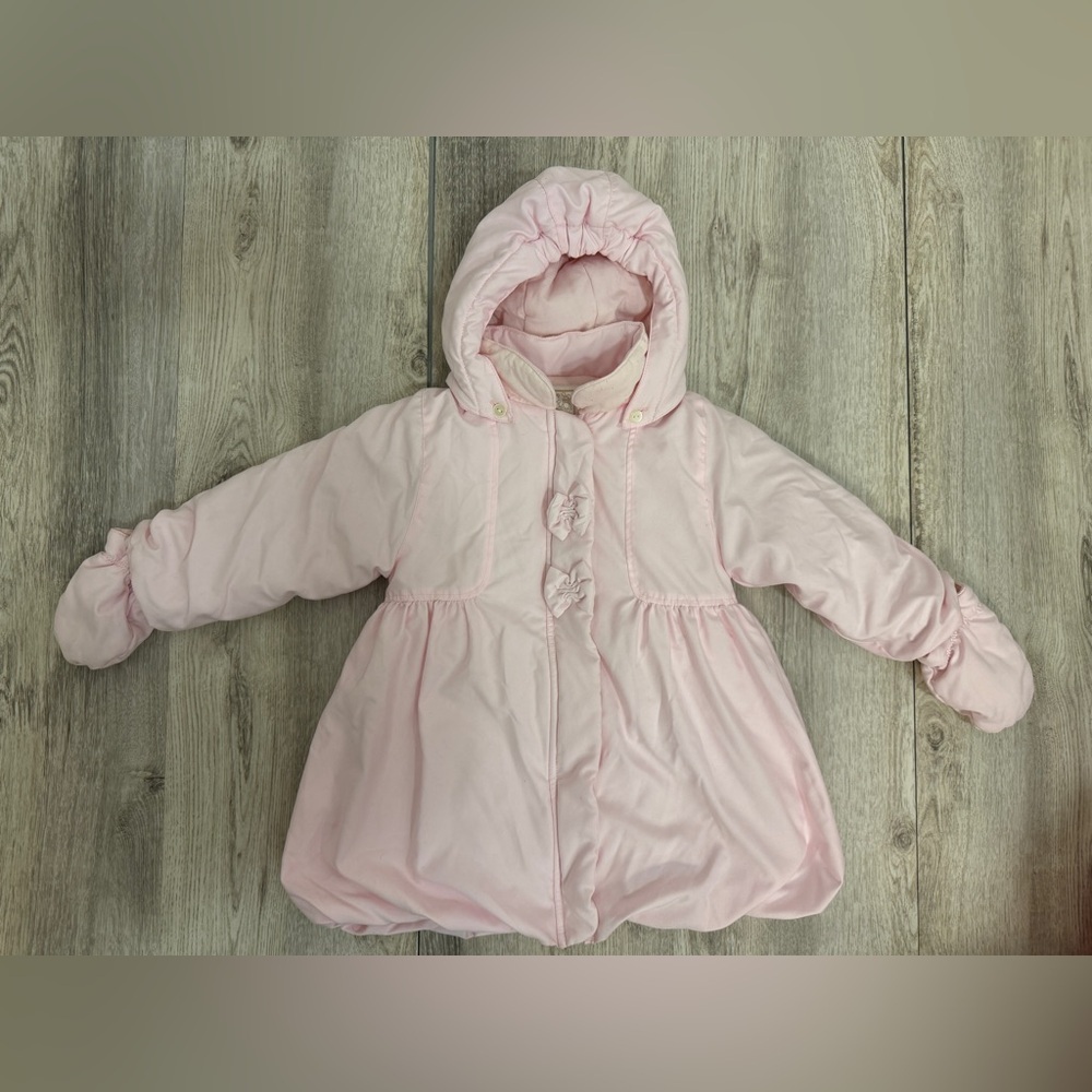 Emile et Rose 18 month girls soft light pink coat